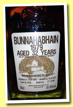 Bunnahabhain 32 yo 1979/2012 (51.4%, Signatory for Waldhaus am See Switzerland, cask #9516, 603 bottles)